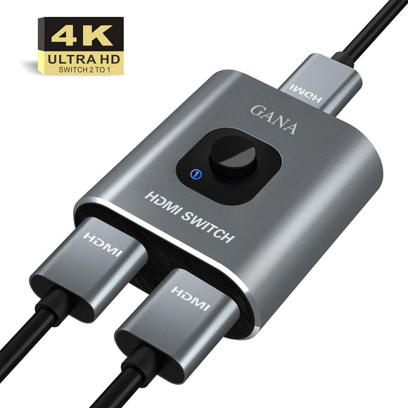 kondensator Moderat Allergisk HDMI Switch 4k HDMI Splitter-GANA Aluminum Bidirectional HDMI Switcher –  GANA LINK